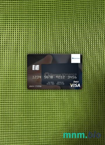 Dominican Republic Banco Vimecan visa obciążyć card wygląd fotograficzny skan PSD + zdjęcie